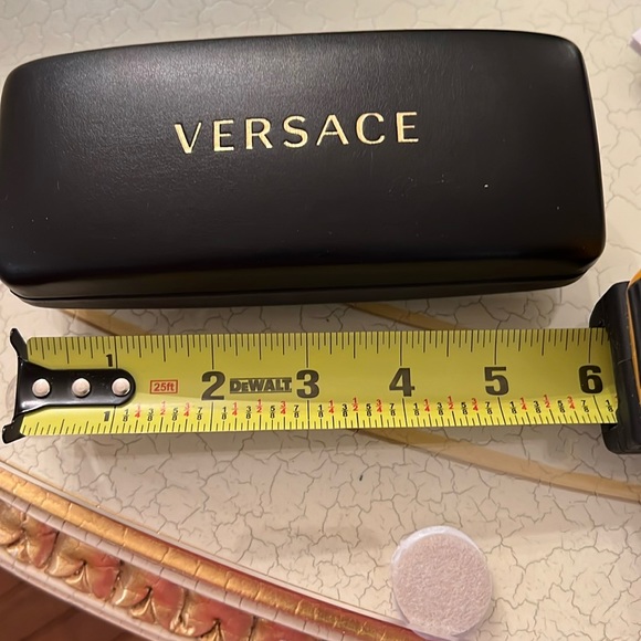 NWB CASE VERSACE Medium Black Sunglasses/Eyeglasses - Picture 5 of 6